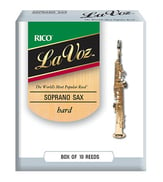 LaVoz Soprano Saxophone Reeds Hard Box of 10 Reeds